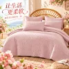 Suave y cómodo algodón engrosado set de sábanas estampadas multicolor opcional individual cama doble cubierta de edredón kit de ropa de cama Specification image